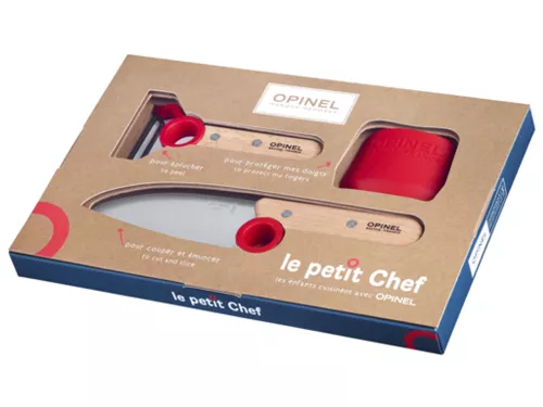 opinel Children's kitchen set Opinel Le Petit Chef 3-piece Red (30OP1746.3)