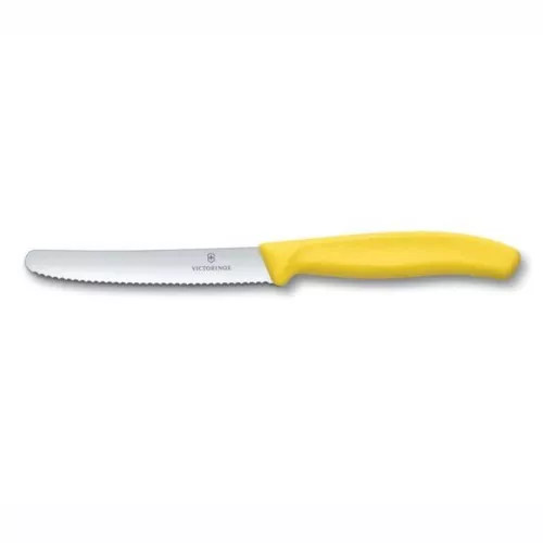 Victorinox Tomato Knife Table Knife Serrated Yellow 10cm 2 pieces