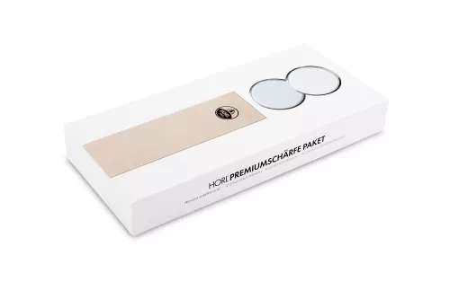 Horl HORL Premium grinding disc set Including leather grinding strip and corundum whetstones #3000 & #6000 (SET)