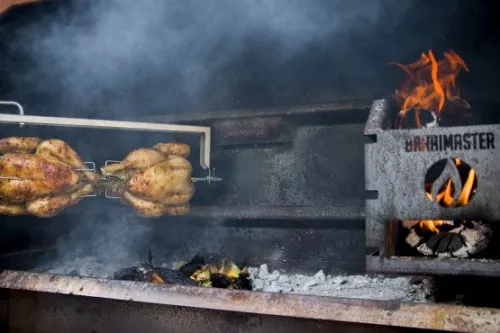 Braaimaster Braaimaster stainless steel frame for rotisserie (excl. motor, spit and forks), (FR01)