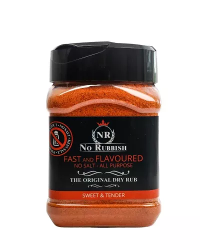 No Rubbish No Rubbish BBQ Rub Fast &, Flavored No Salt AP (FastFlavoured NoSalt)