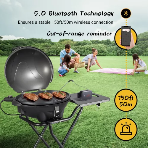 Inkbird BBQ Thermometer Inkbird IBT-2X Thermometer with LCD and Bluetooth (IBT-2X)