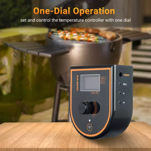 Inkbird BBQ Thermometer Inkbird BBQ Temperature Controller ISC-007BW with App (ISC-007BW)