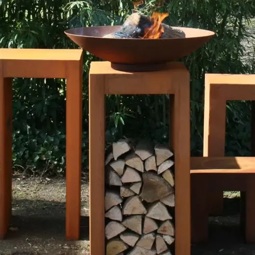 Forno Forno Halo Fire Bowl 80 x 21 cm (BNS2 - Steel)