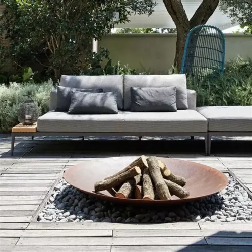 Forno Forno Halo Fire Bowl 200 x 31 cm (BNS6 - Steel)