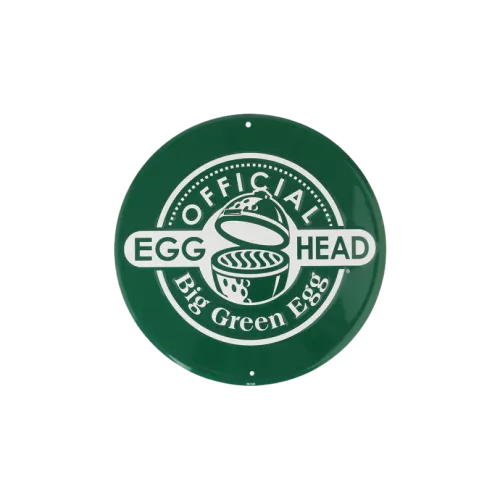 Big Green Egg Big Green Egg round green wall plate - Official Egghead (BGE-118820)