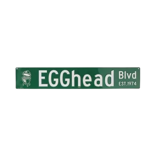 Big Green Egg Big Green Egg Street Sign EGGhead Blvd (BGE-124234)