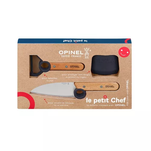 Opinel Opinel Children's Kitchen Set, Le Petit Chef, 3-piece, blue (30OP2605.3)