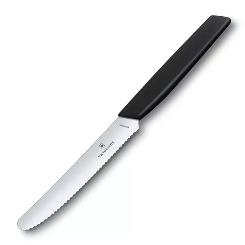 Victorinox Victorinox Tomato Knife Table Knife Serrated Black 2 Pieces (1V6.9003.11WB-P)