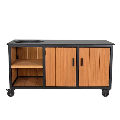 Fraaii Outdoor Kitchen Bamboo Teak Oil Inferno XL