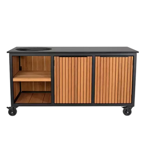 Fraaii Outdoor Kitchen Bamboo Teak Oil Rhombus Inferno XL