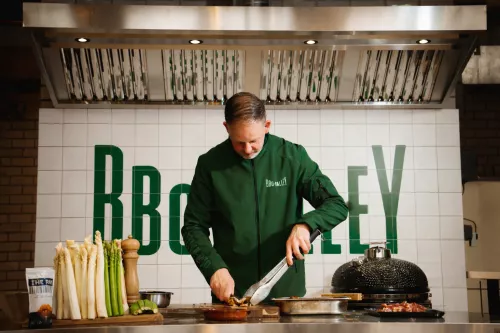 Kamado Spring Dinner Workshop with Asparagus