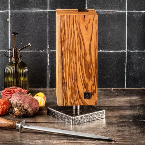 Forged Forged Magnetic Knife Block - Olive Wood (K37100)