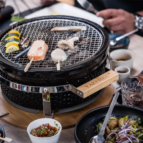 Yakiniku YAKINIKU MEDIUM Round Shichirin | Teppanyaki & Hibachi grill (800700)