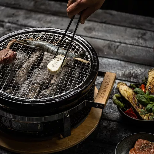 Yakiniku YAKINIKU MEDIUM Round Shichirin | Teppanyaki & Hibachi grill (800700)
