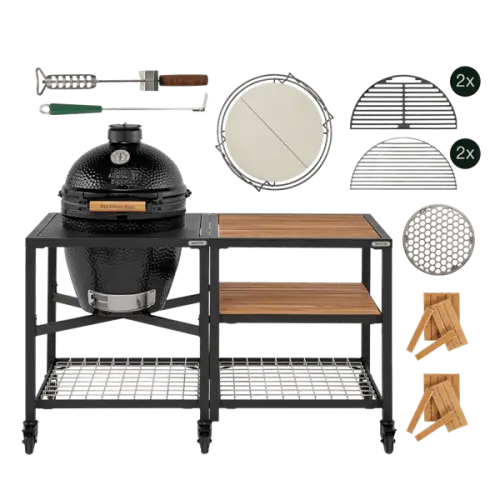 Big Green Egg The Onyx Large Essential Outdoor Kitchen