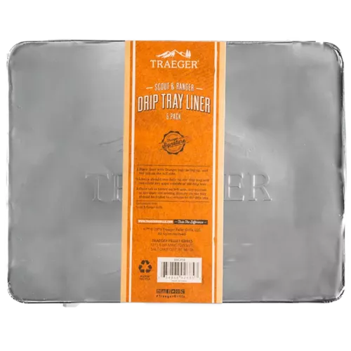 Traeger Traeger Drip Tray Liner 5 Pieces Ranger and Scout (BAC571)
