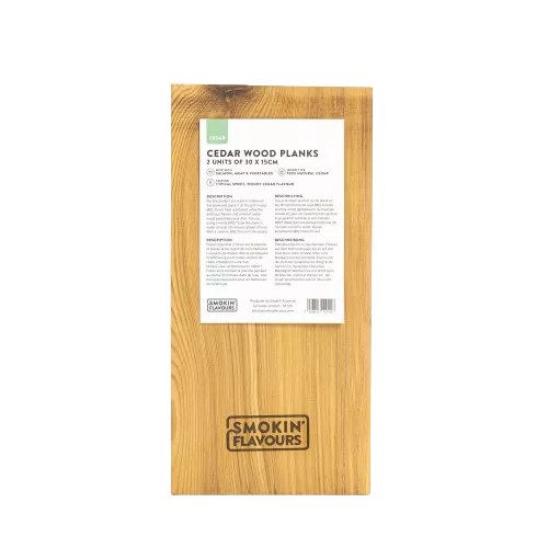 Smokin' Flavours Smokin' Flavors Cedar Wood Planks 2 Pieces (SF125)
