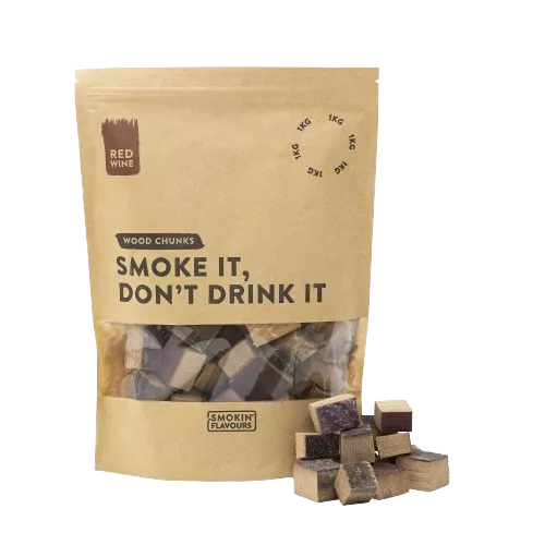 Smokin' Flavours Smokin' Flavors Smokechunks 1 KG red wine barrels (SF131)