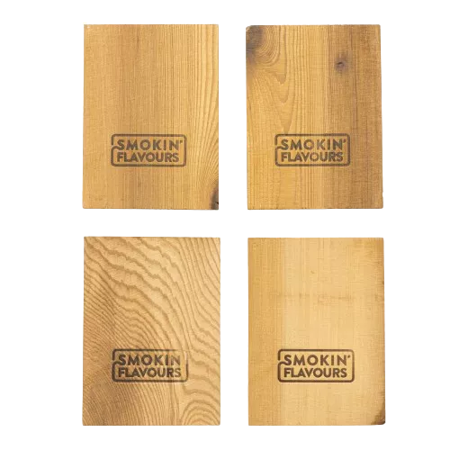 Smokin' Flavours Smokin' Flavors Cedar Wood Planks 4 Pieces (SF542)