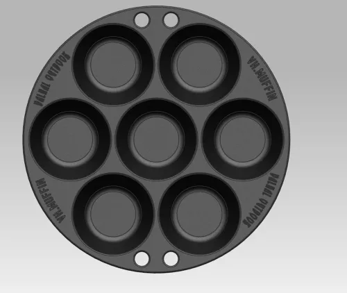 Valhal Outdoor Valhal Muffin pan for 7 pieces (VH.MUFFIN)