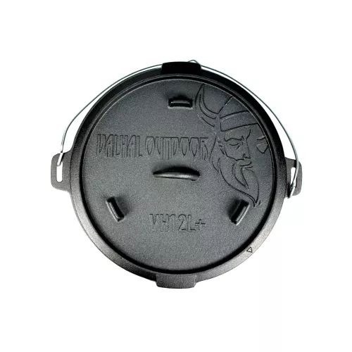 Valhal Outdoor Valhal Dutch Oven Cast Iron with Legs Outdoor 12 Liters (VH12L+)