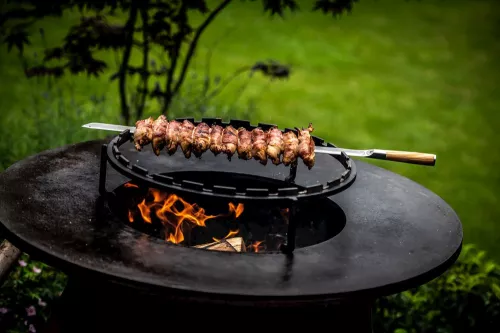 Forged Forged Churrasco Olive Skewer V-shape 60cm (OLSkewV60)