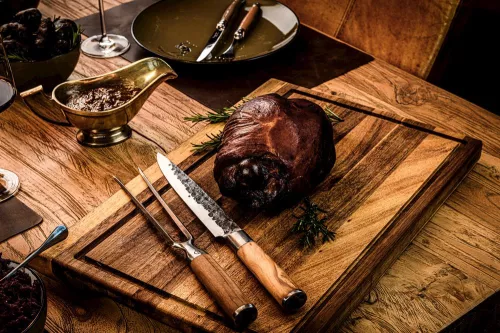 Forged Forged Olive Carving Fork (OliveTranchVork)