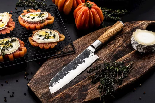 Forged Forged Olive Santoku knife 18cm (OliveSantoku18cm)