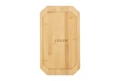 Cozze Cozze Pan Cast Iron Double Sided Use with Bamboo Serving Board 16.5 cm (90326)
