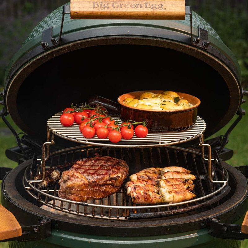 Multi-level cooking on your kamado